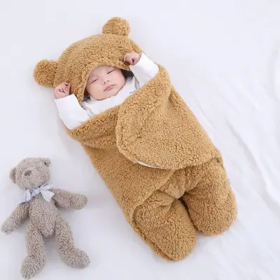 Baby premeum Blanket Brown
